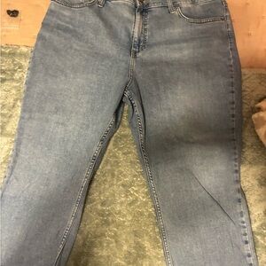 Lee Women's Light Blue Straight Leg Jeans